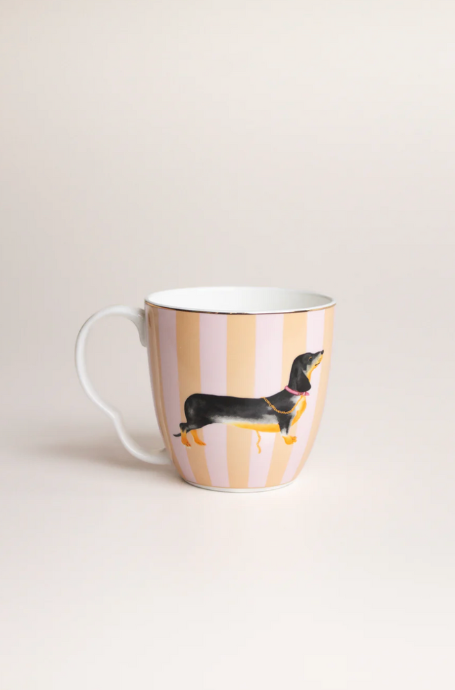 Yvonne Ellen Sausage Dog Large Mug