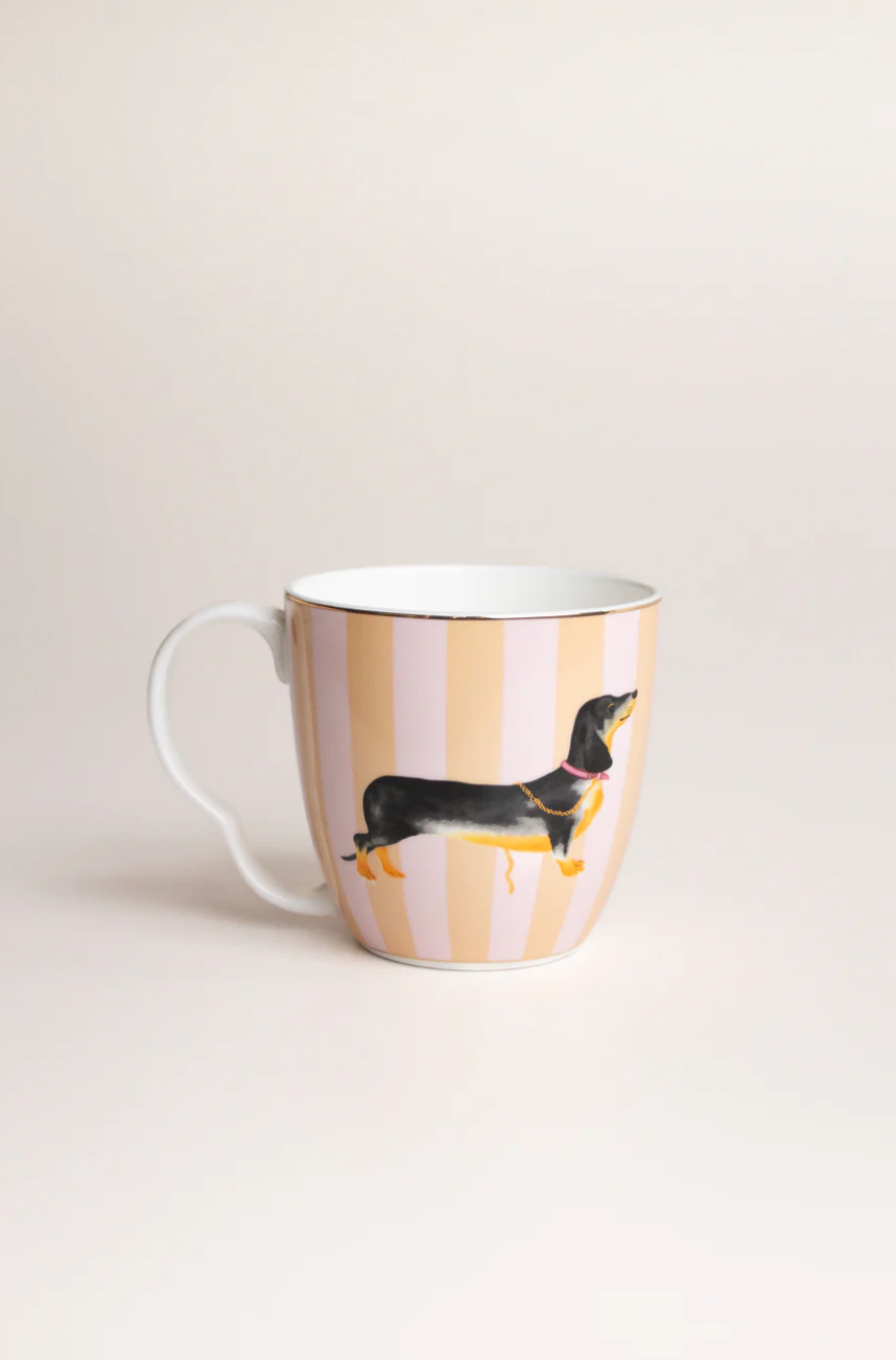 Yvonne Ellen Sausage Dog Large Mug
