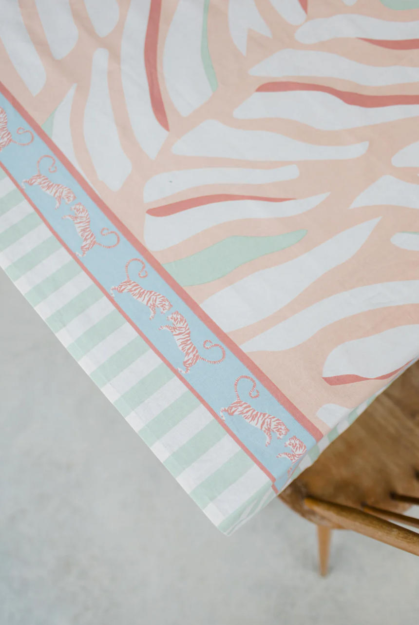 Yvonne Ellen Tiger Cotton Tablecloth