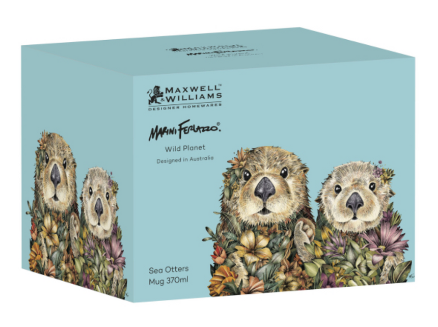 Maxwell & Williams Marini Ferlazzo Wild Planet Mug, Sea Otters