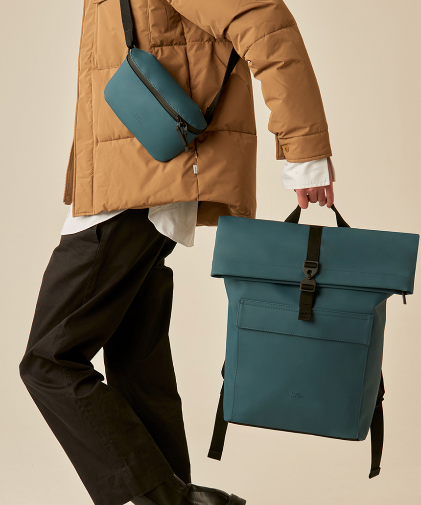 Ucon Acrobatics Jona Medium Cross Body Bag, Forest & Pine Green (Lotus Series)