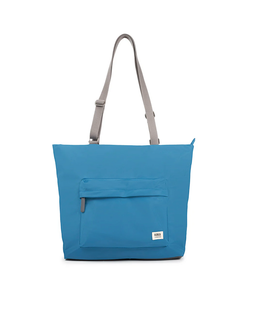 Roka London Trafalgar B Tote Bag, Sapphire (Recycled Nylon )