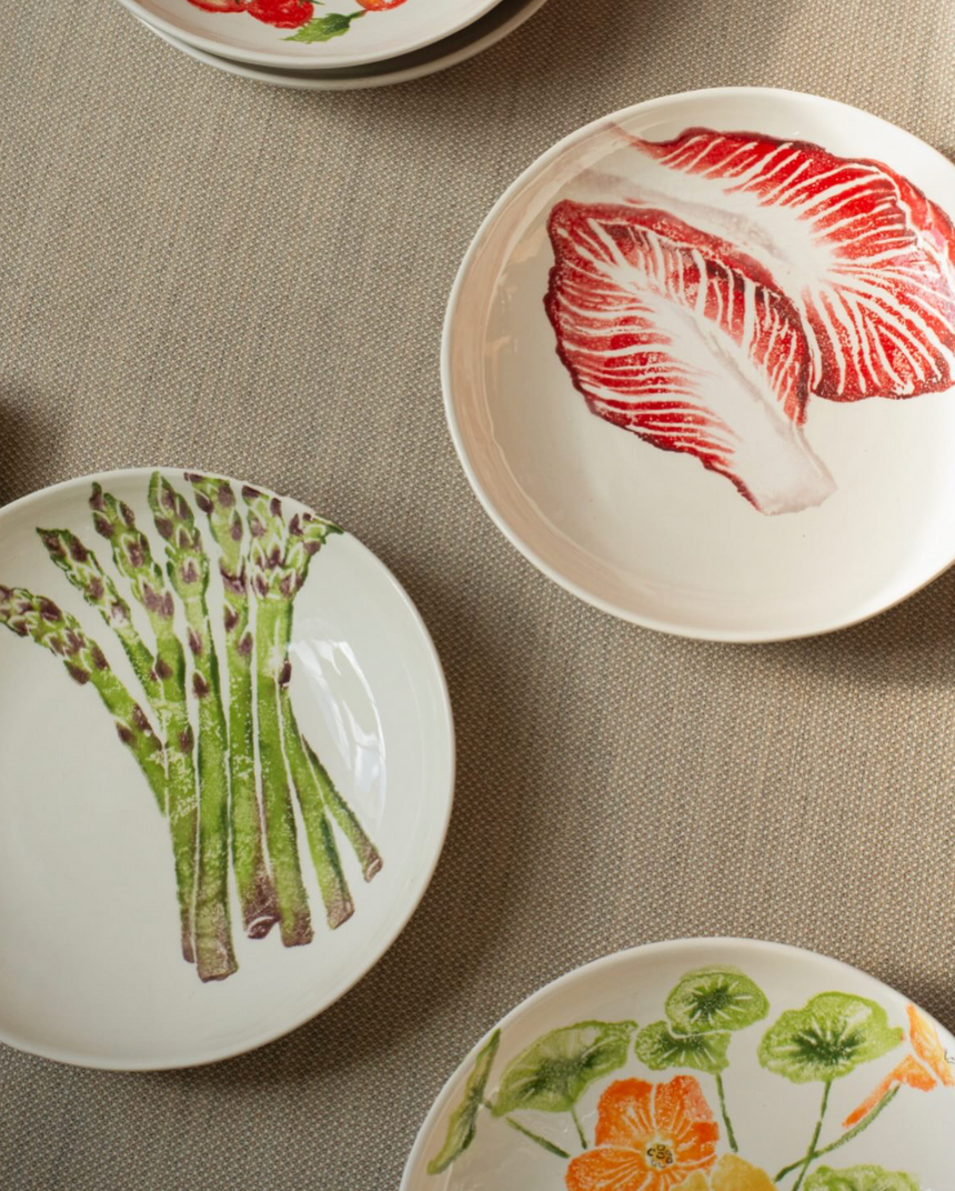 Bliss Home Supper Bowl, Asparagus