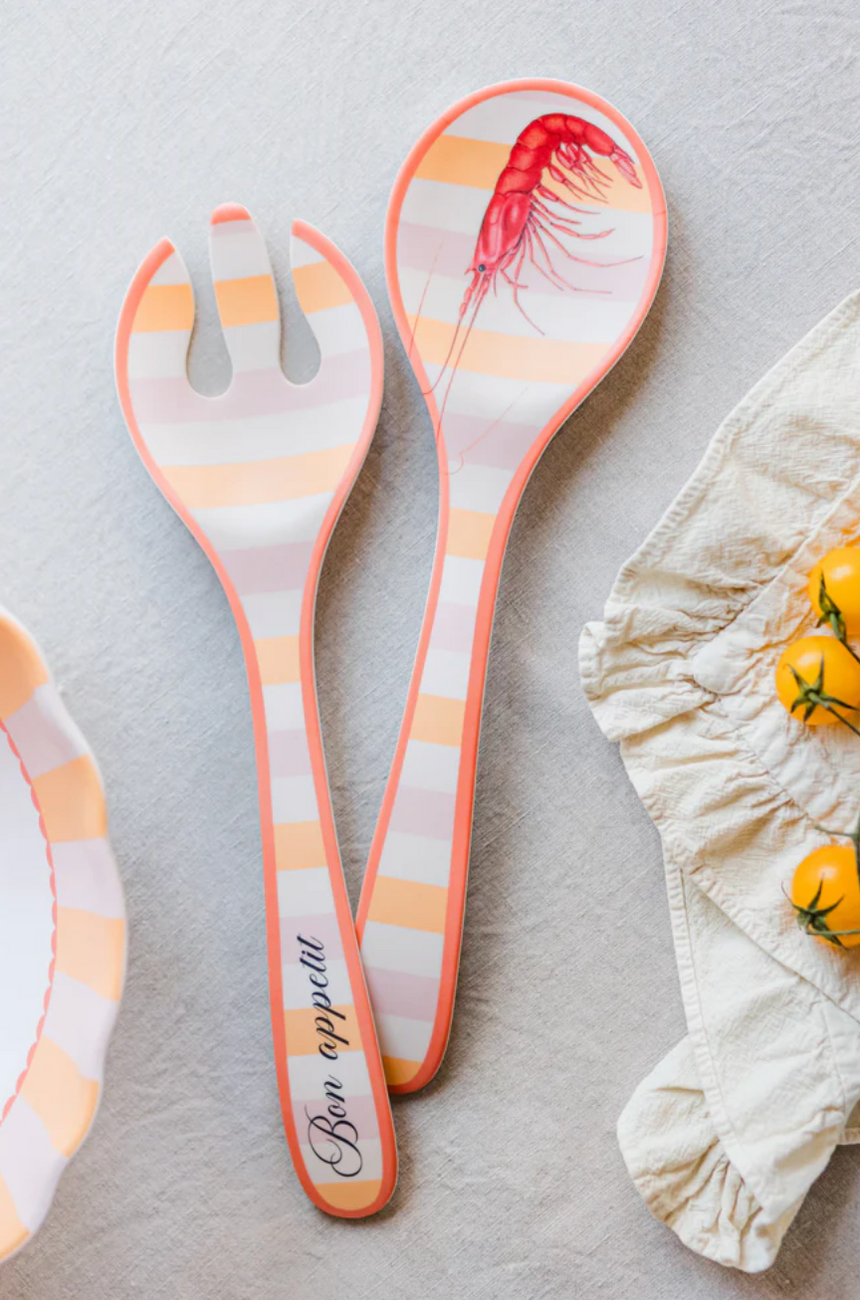 Yvonne Ellen Melamine Salad Servers
