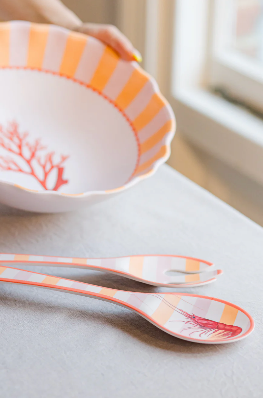 Yvonne Ellen Melamine Salad Servers