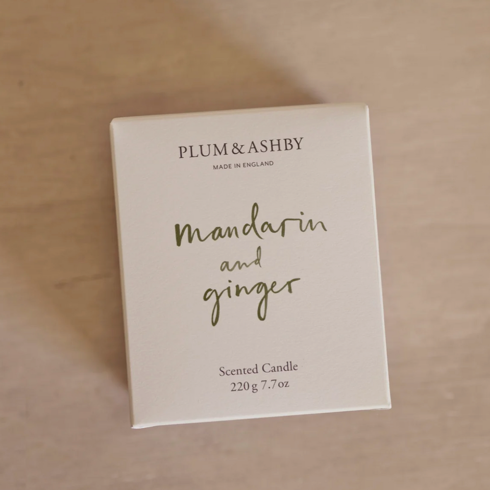 Plum & Ashby Scented Candle, Mandarin & Ginger