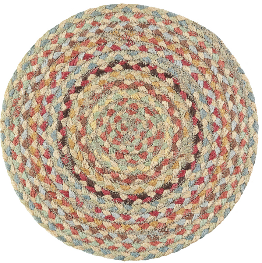 The Braided Rug Company Jute placemats, Pampas (Set Of 6)