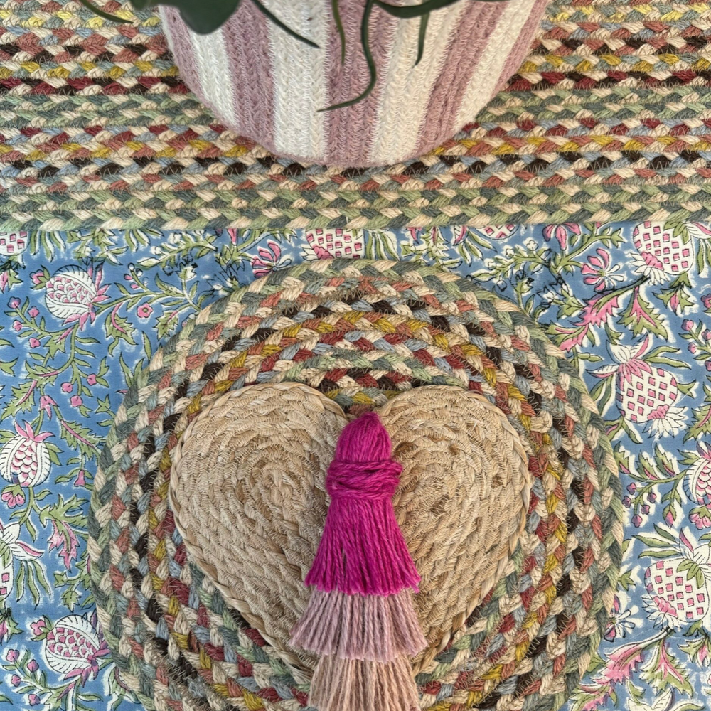 The Braided Rug Company Jute placemats, Pampas (Set Of 6)