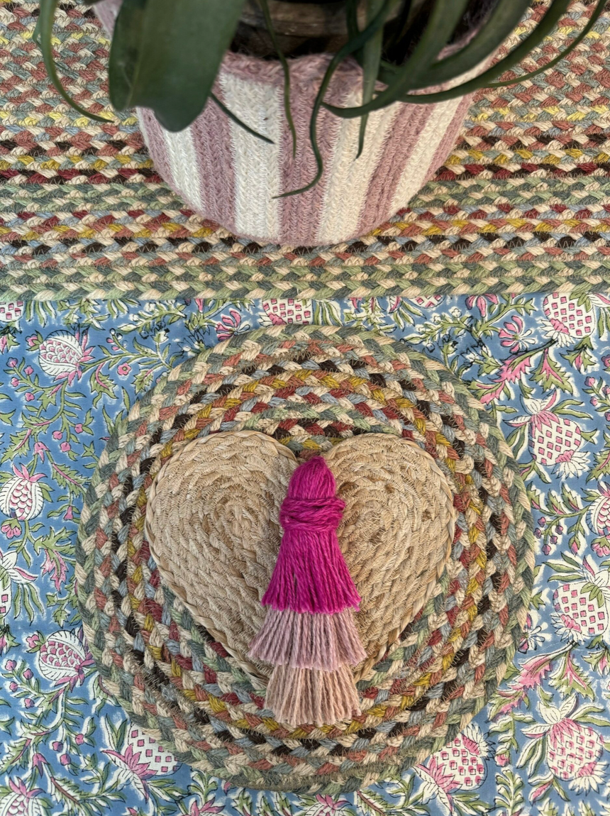 The Braided Rug Company Jute placemats, Pampas (Set Of 6)