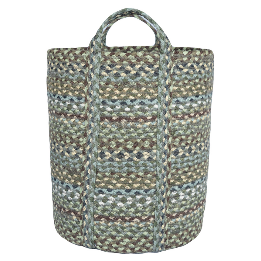 The Braided Rug Company Slouchy Jute Basket, Hedgerow