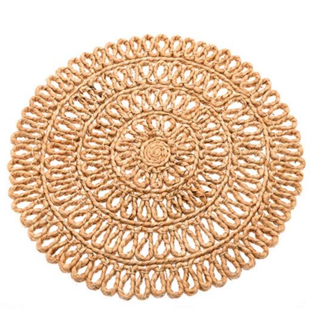 Walton & Co Looped jute Circular Trivet