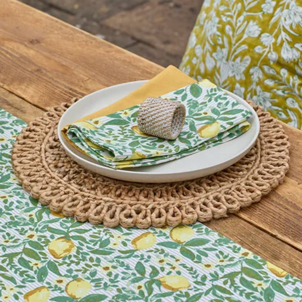 Walton & Co Looped jute Circular Trivet