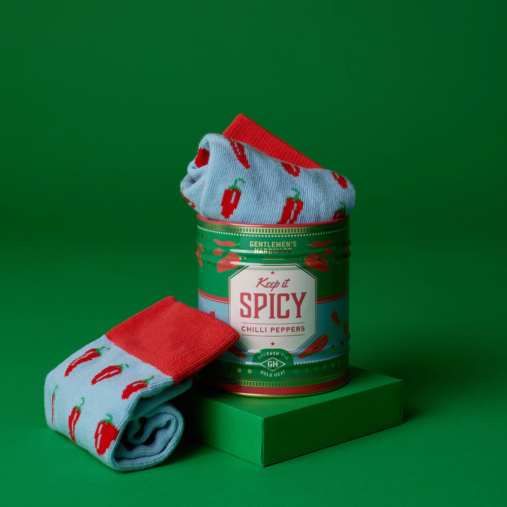 Gentlemens Hardware Socks In A Can, Chillies