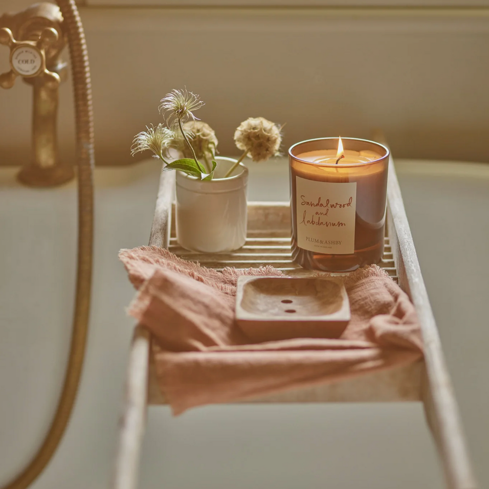 Plum & Ashby Scented Candle, Sandalwood & Labdanum
