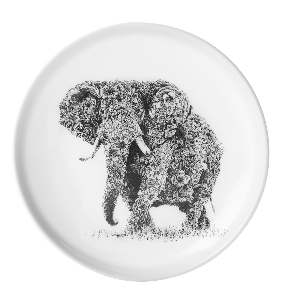 Maxwell & Williams Marini Ferlazzo Wildlife Side Plate, African Elephant