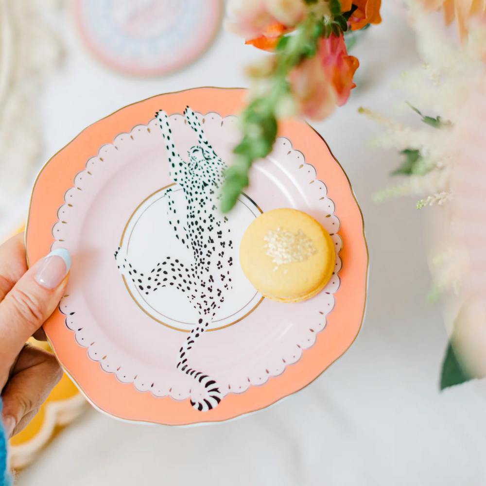 Yvonne Ellen Leopard Tea Plate