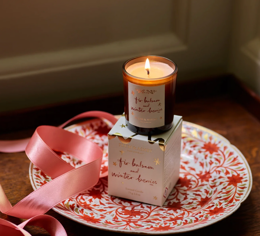 Plum & Ashby Fir Balsam & Winter Berries Scented Votive