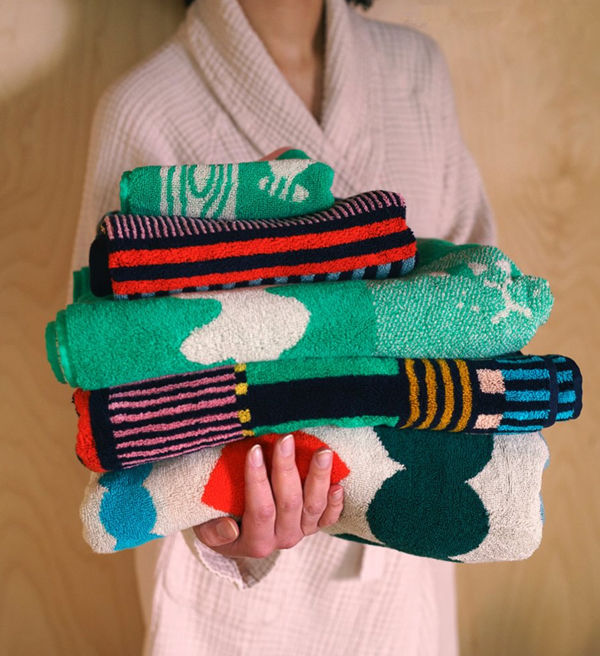 Donna Wilson Birds & Bees Bath Towel