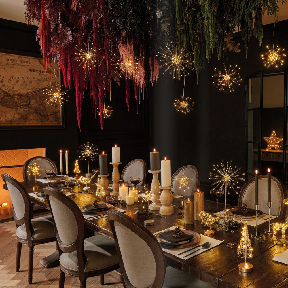LED Table Tree, Gold