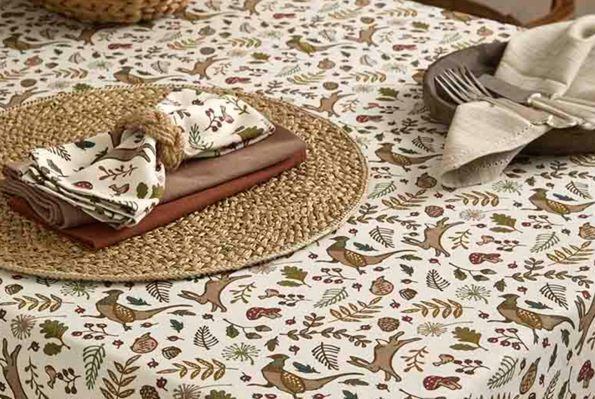 Walton & Co Into The Woods Napkins (Set Of 4)