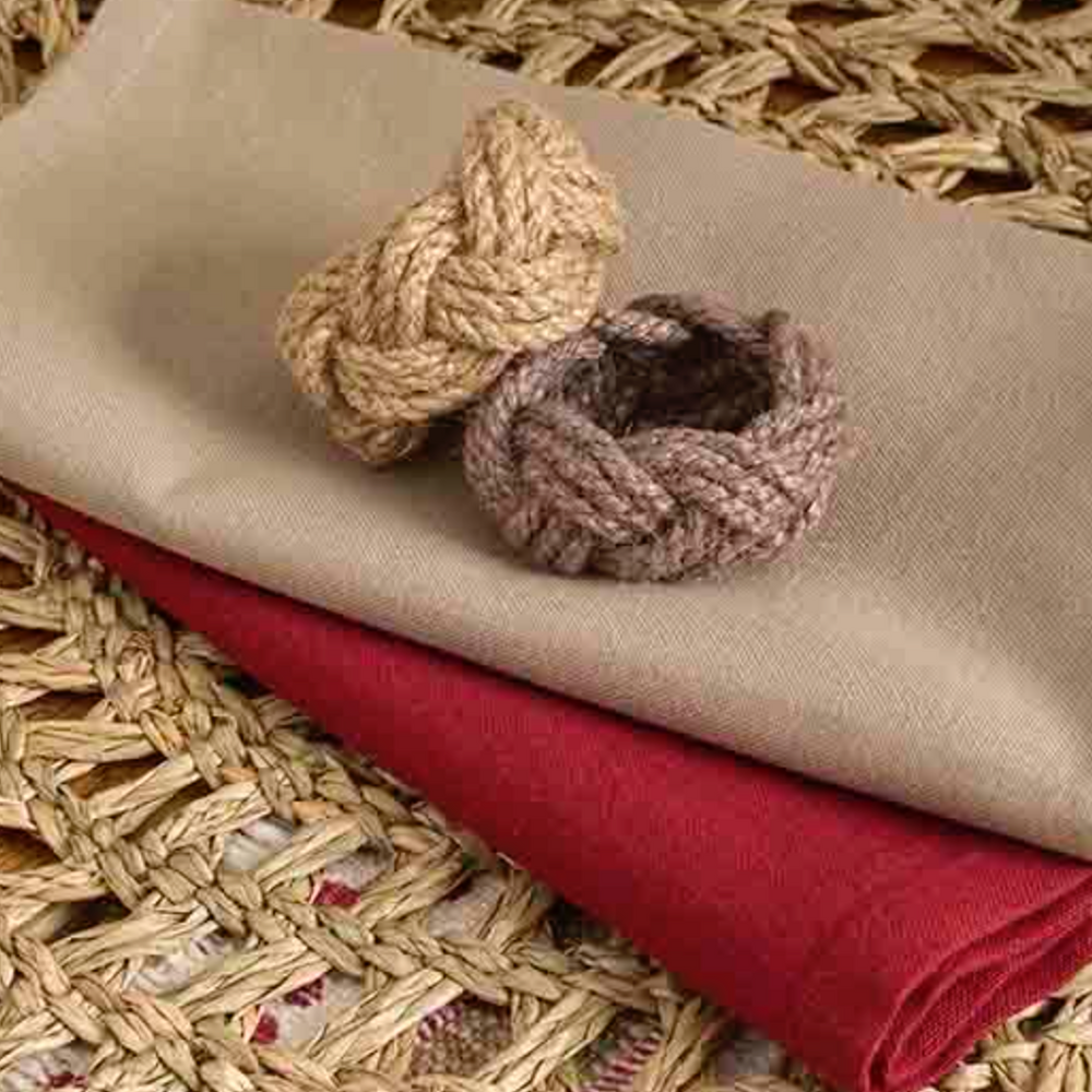 Walton & Co Jute Napkin Ring, Brown