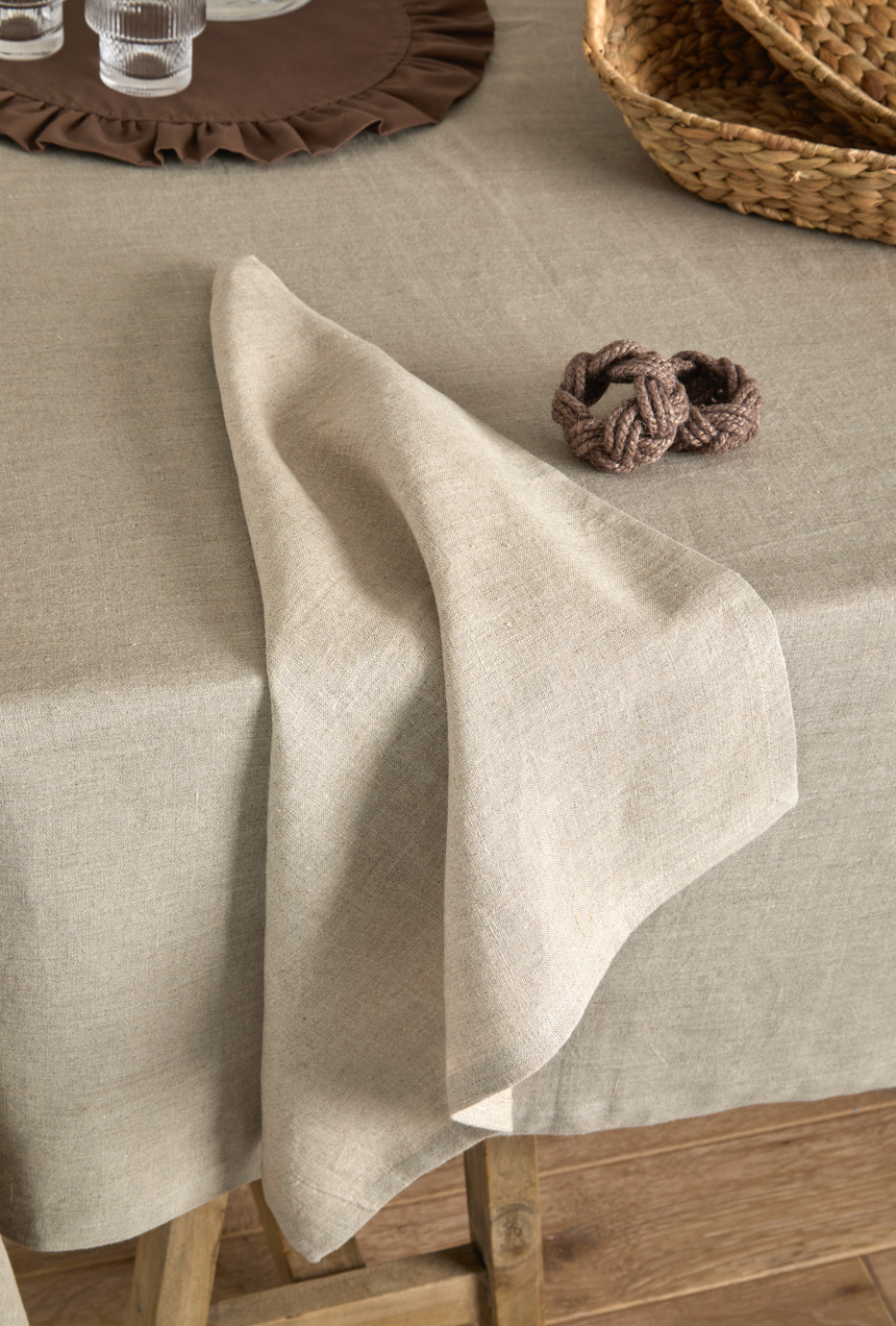 Walton & Co Jute Napkin Ring, Brown