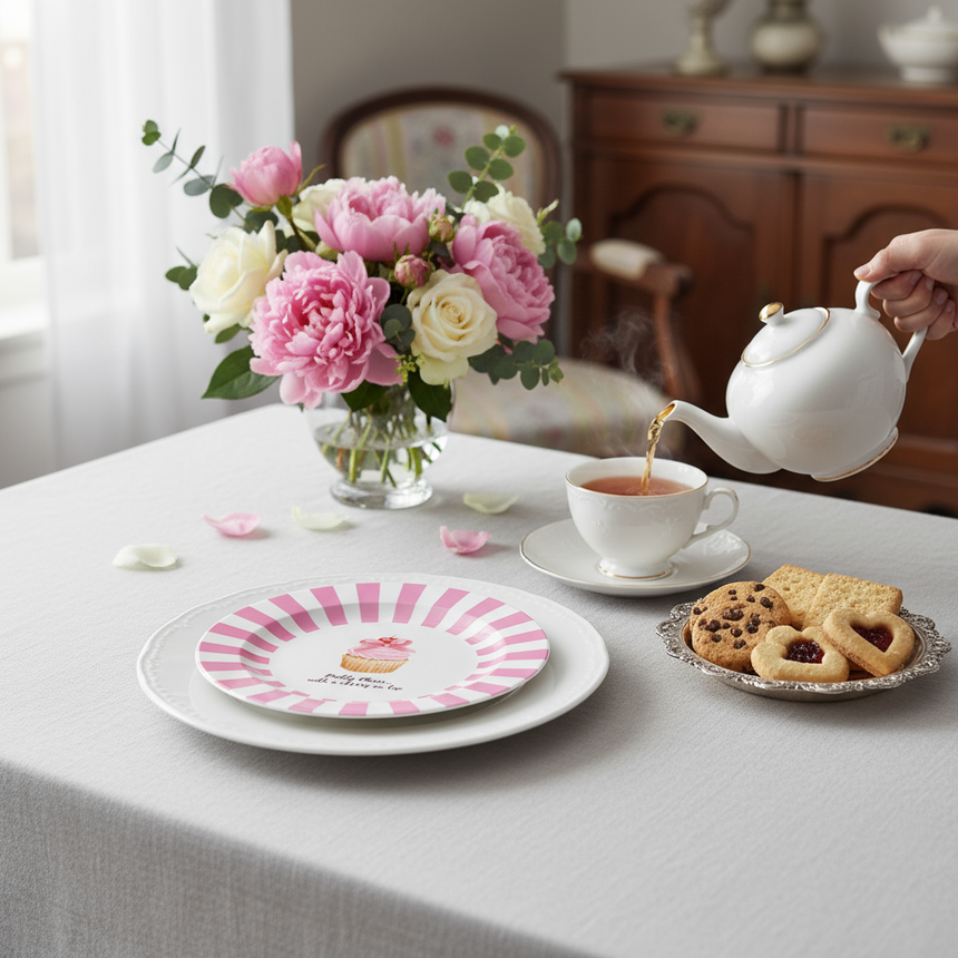 Cherry On Top Ceramic Side Plate By Ms Doodle