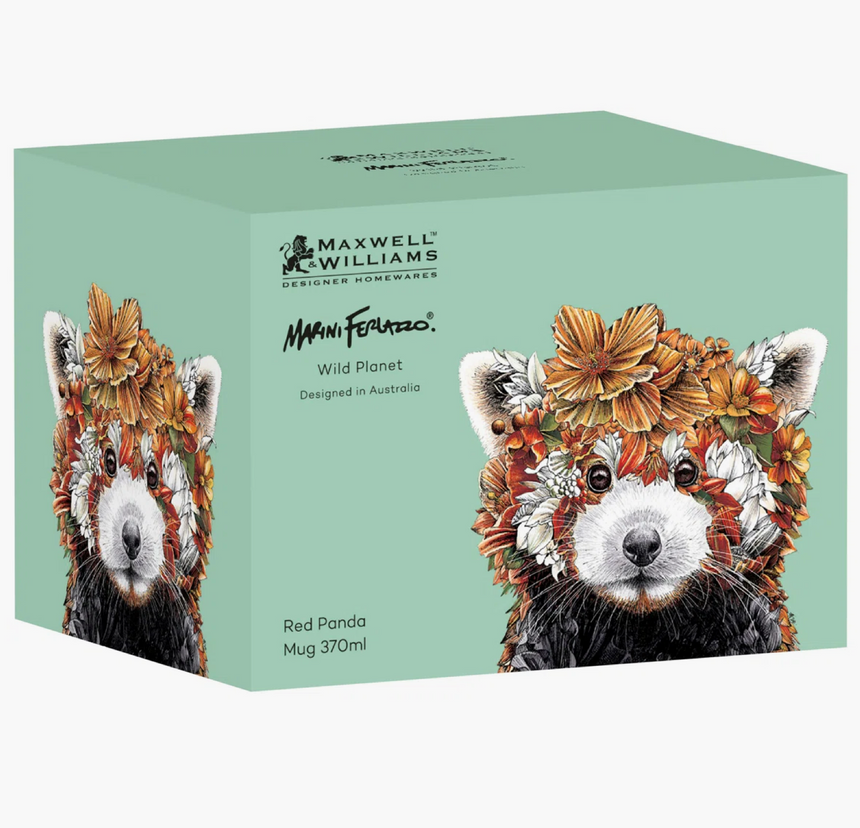 Maxwell & Williams Marini Ferlazzo Wild Planet Mug, Red Panda