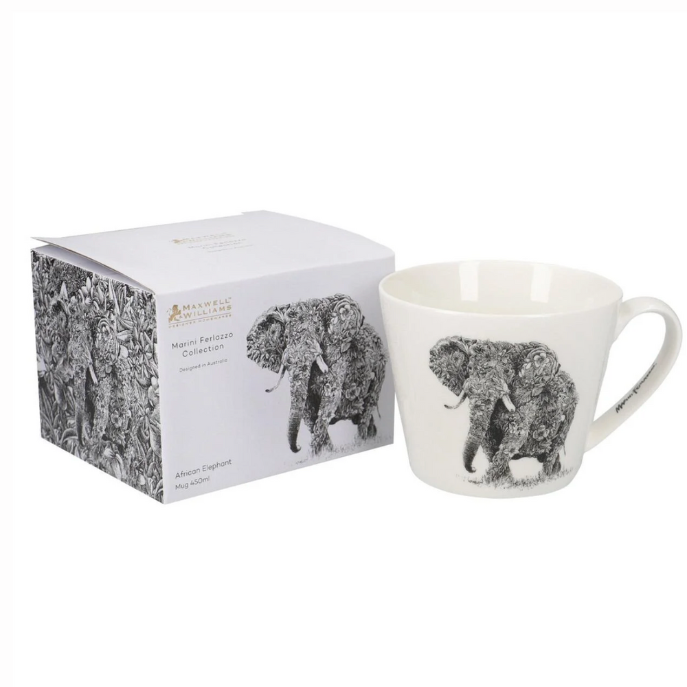 Maxwell & Williams Marini Ferlazzo Wildlife Mug , African Elephant