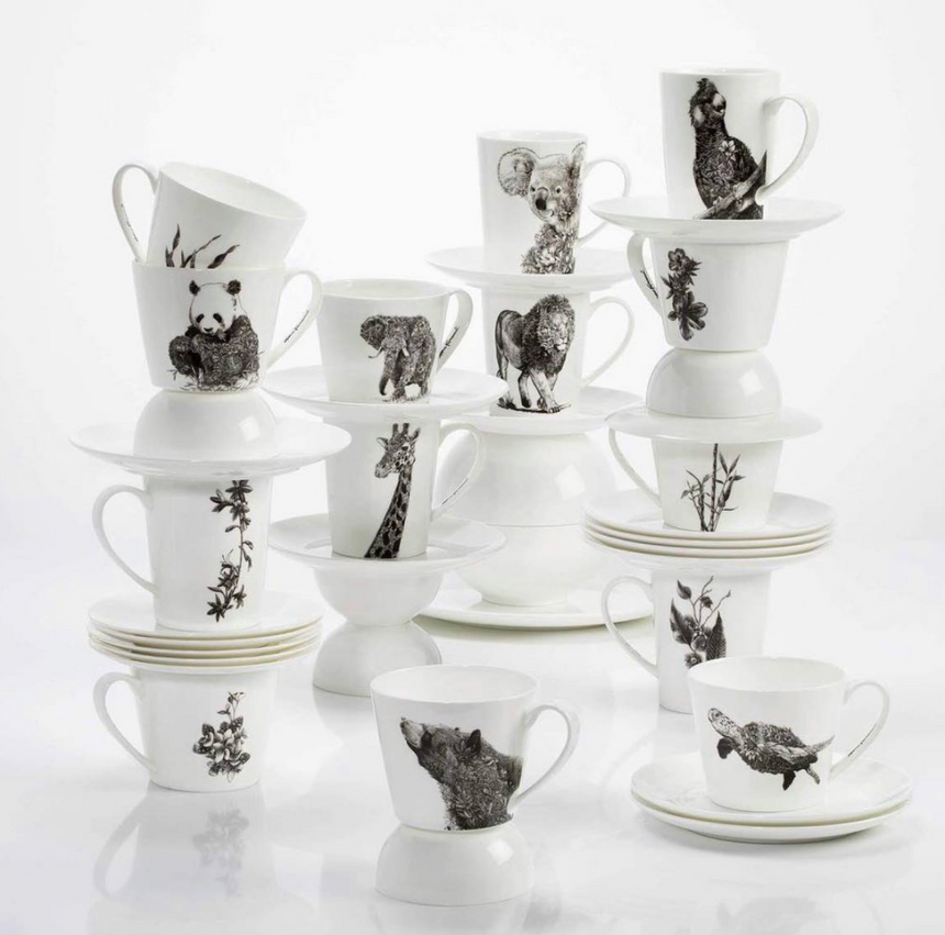 Maxwell & Williams Marini Ferlazzo Wildlife Mug , African Elephant