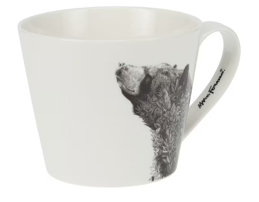 Maxwell & Williams Marini Ferlazzo Wildlife Mug, Asiatic Black Bear