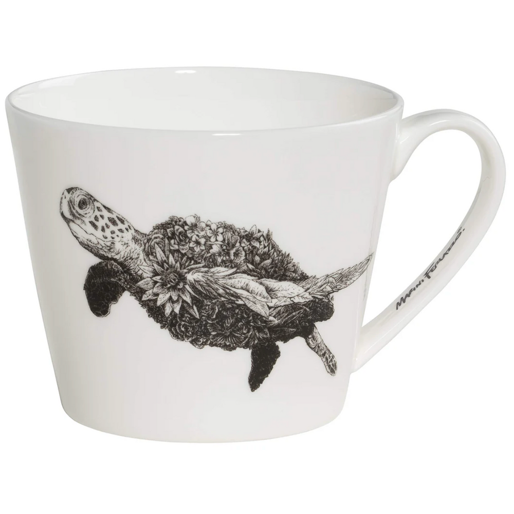 Maxwell & Williams Marini Ferlazzo Wildlife Mug, Green Sea Turtle