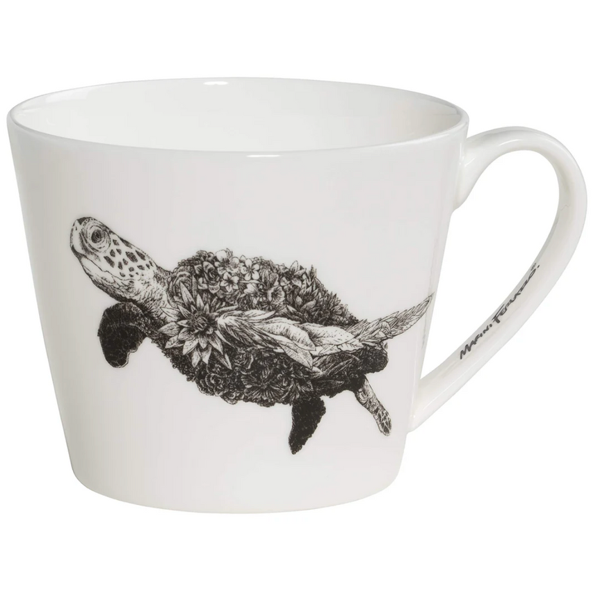 Maxwell & Williams Marini Ferlazzo Wildlife Mug, Green Sea Turtle