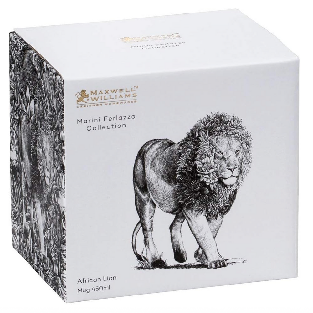 Maxwell & Williams Marini Ferlazzo Wildlife Mug, African Lion