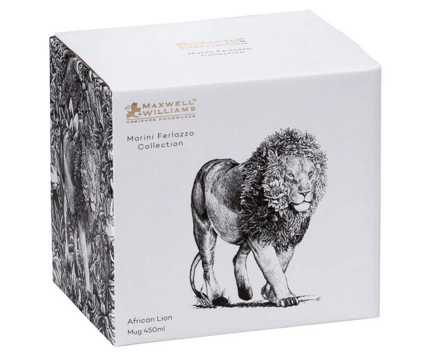 Maxwell & Williams Marini Ferlazzo Wildlife Mug, African Lion