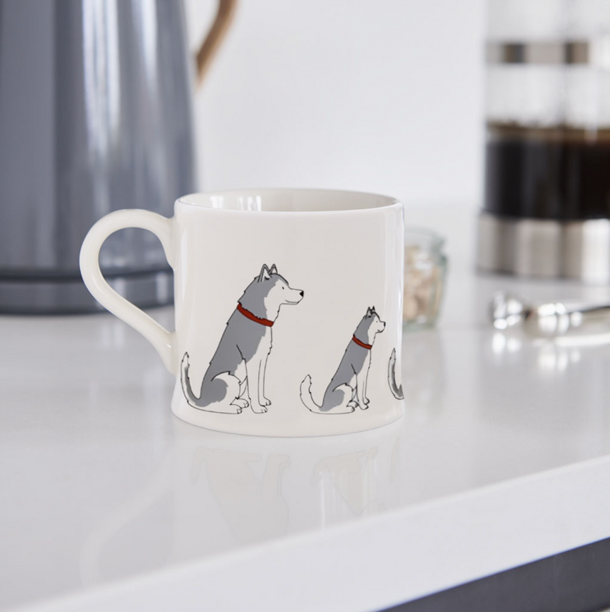 Sweet William Ceramic Mug, Husky