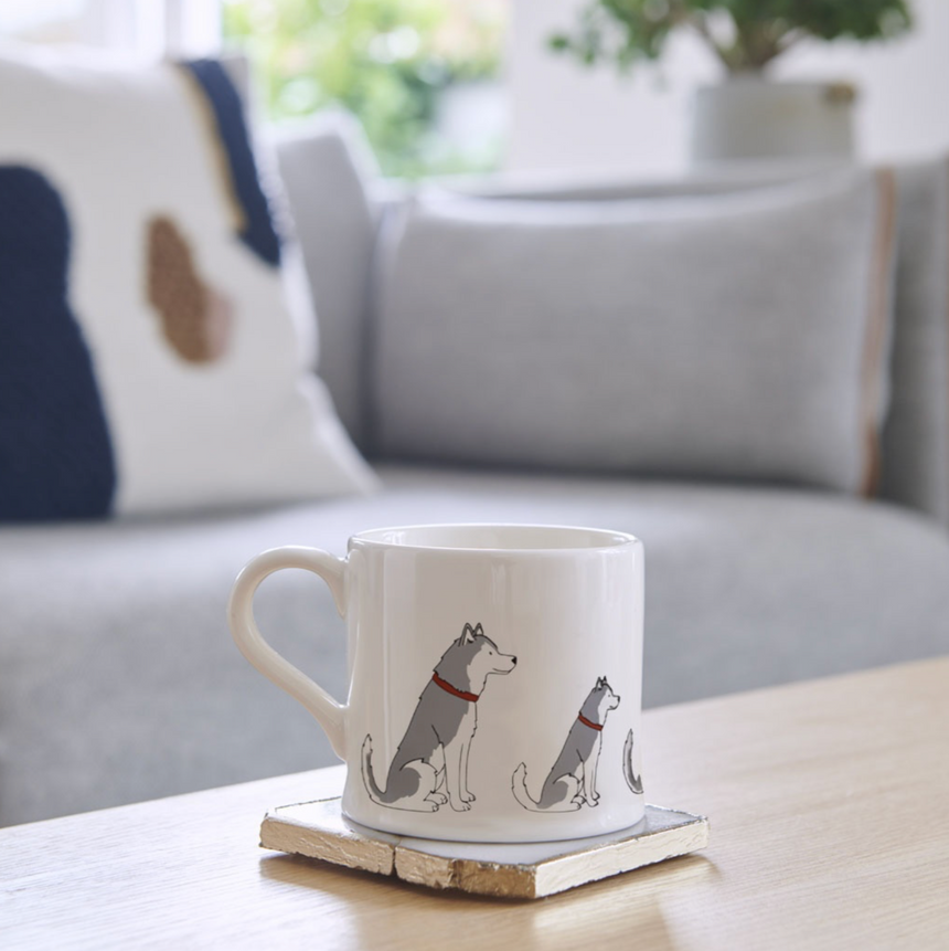 Sweet William Ceramic Mug, Husky