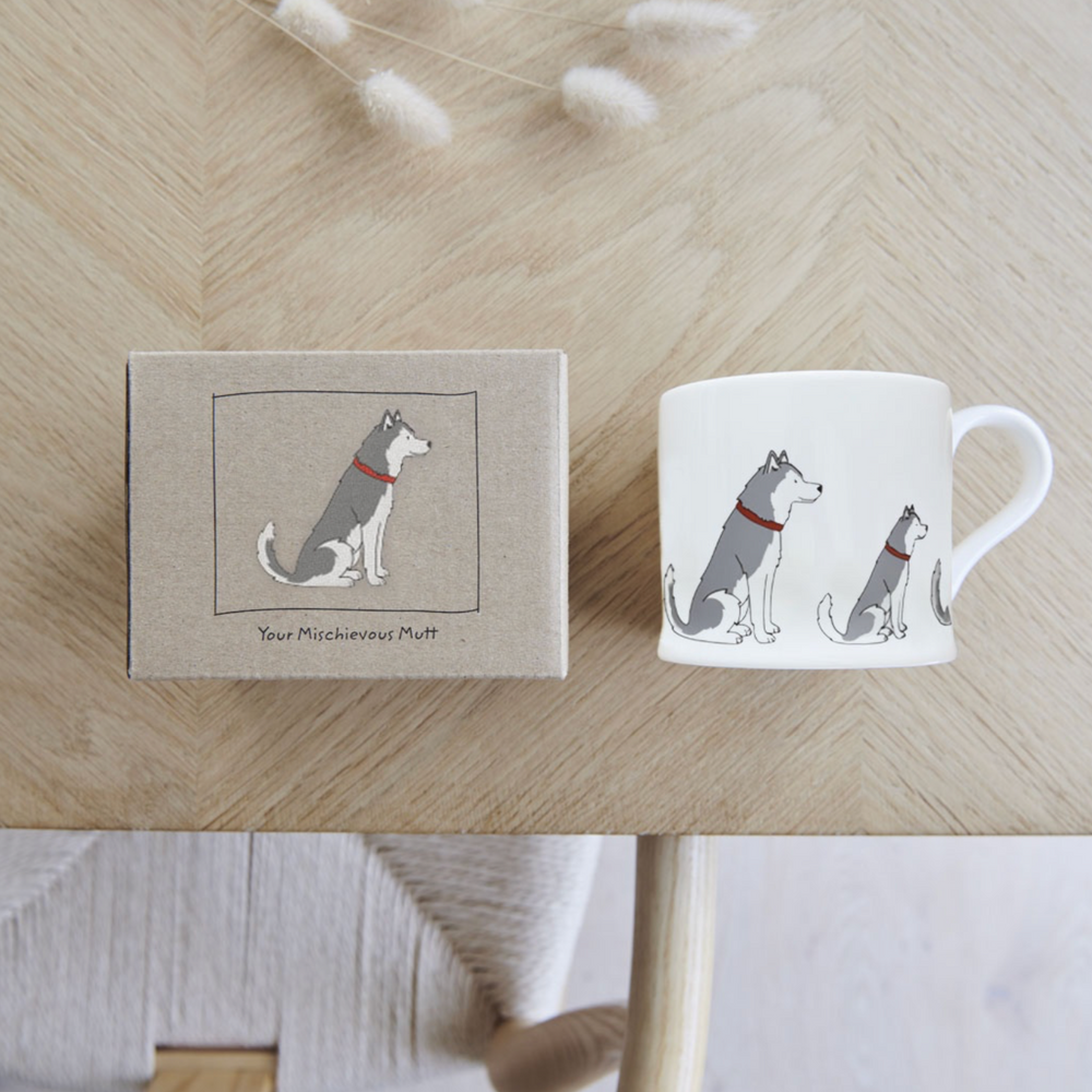 Sweet William Ceramic Mug, Husky