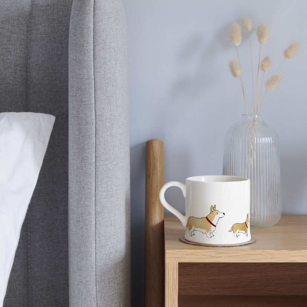 Sweet William Ceramic Mug, Corgi