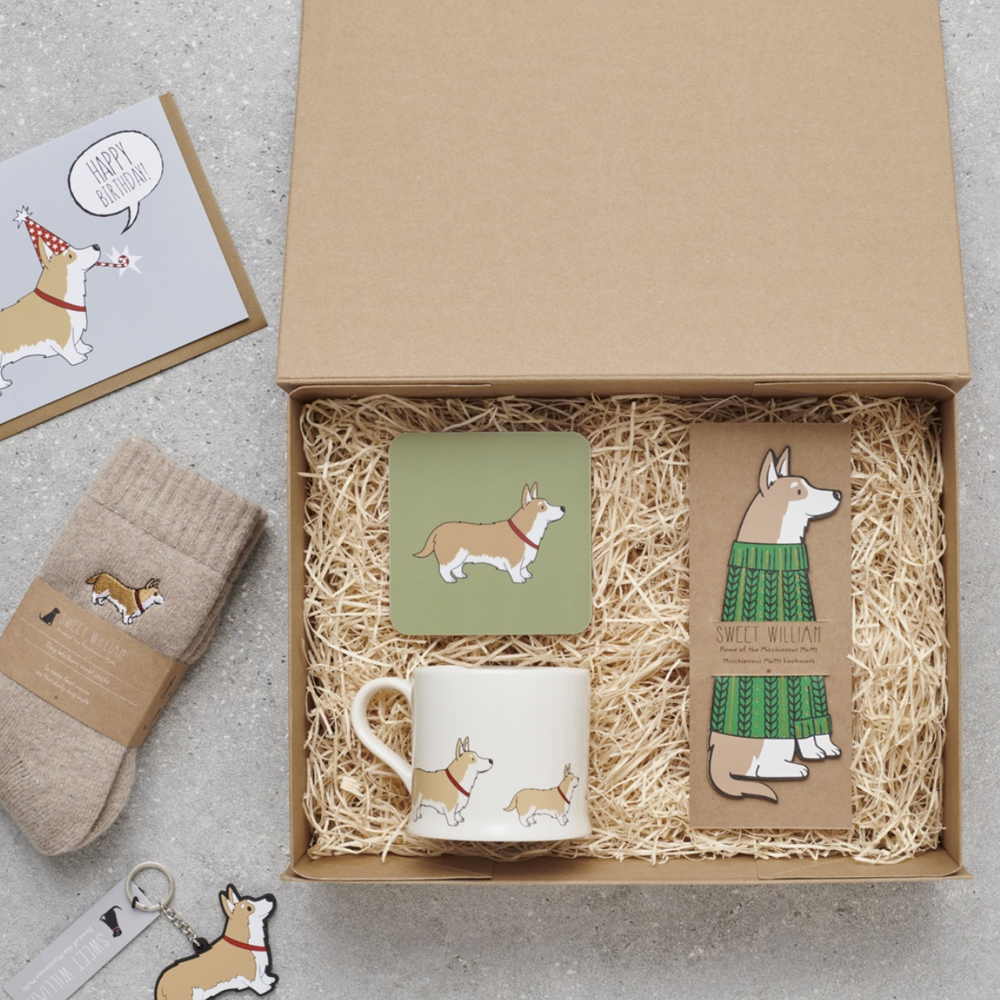 Sweet William Ceramic Mug, Corgi