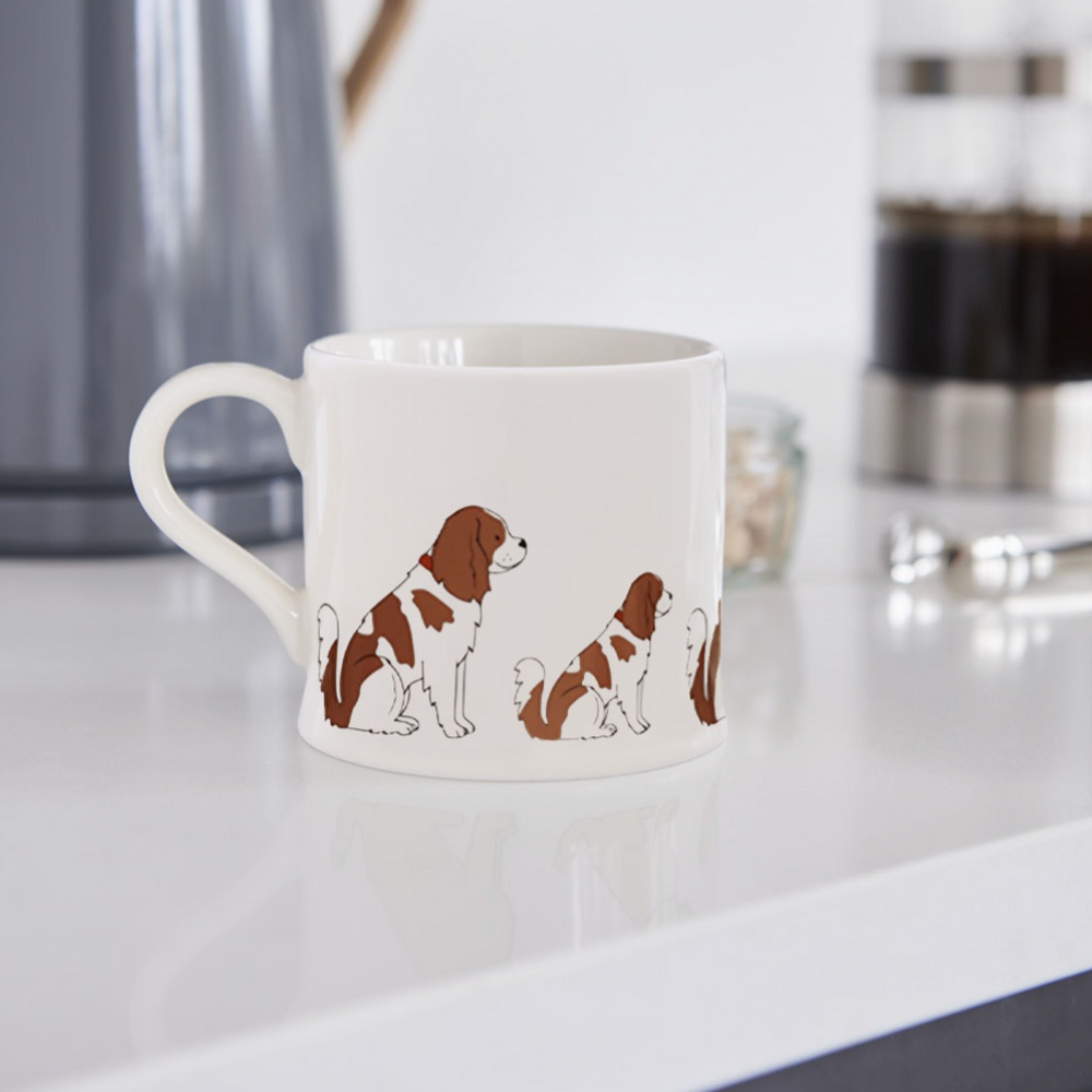Sweet William Ceramic Mug, King Charles Spaniel