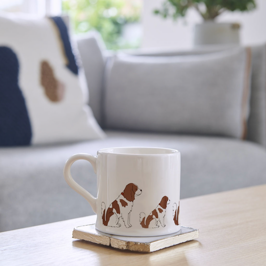Sweet William Ceramic Mug, King Charles Spaniel