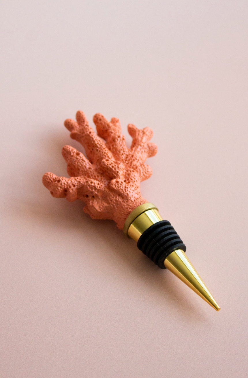 Yvonne Ellen Coral Bottle Stopper