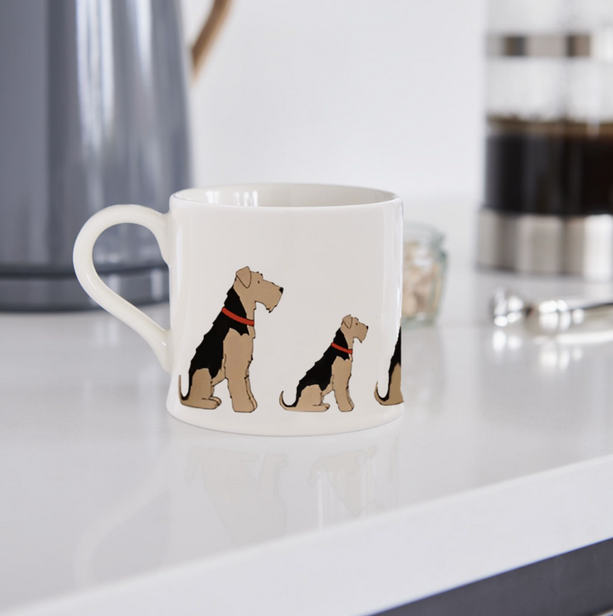 Sweet William Ceramic Mug, Welsh Terrier