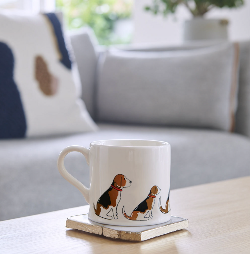 Sweet William Ceramic Mug, Beagle