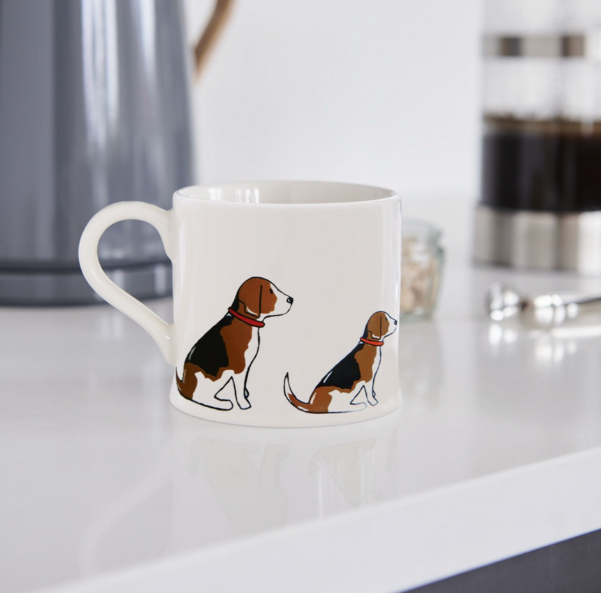 Sweet William Ceramic Mug, Beagle