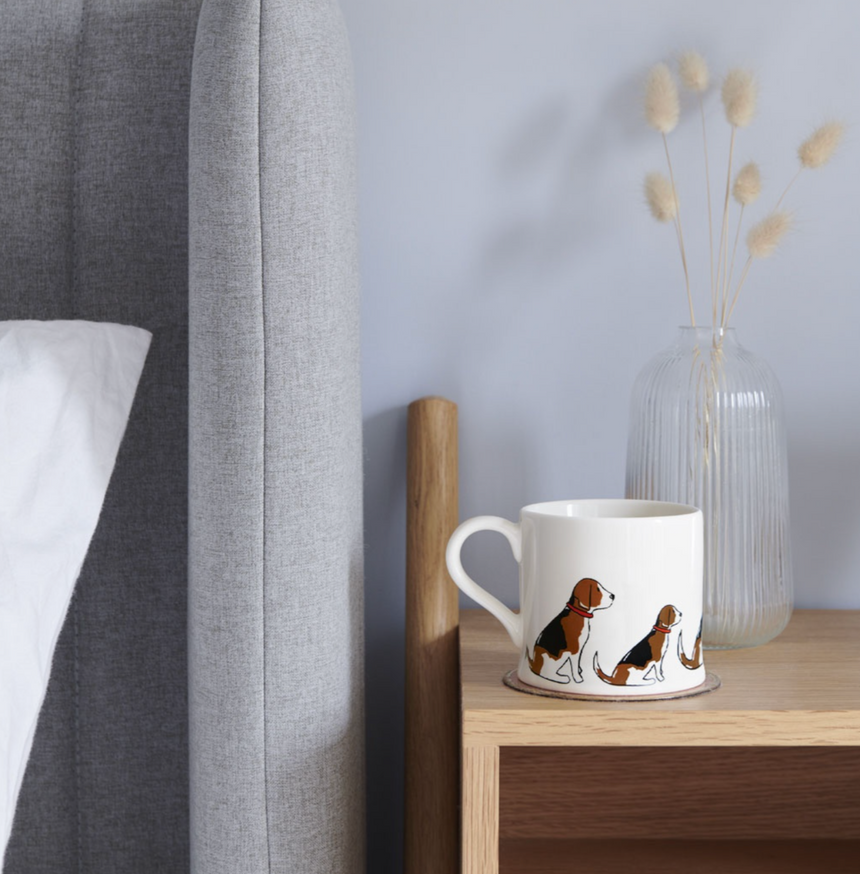 Sweet William Ceramic Mug, Beagle