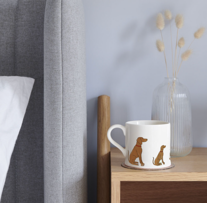 Sweet William Ceramic Mug, Vizsla