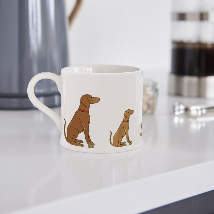 Sweet William Ceramic Mug, Vizsla