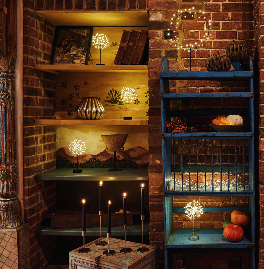 Dandelion Mini Table LED Fairy Light, Silver